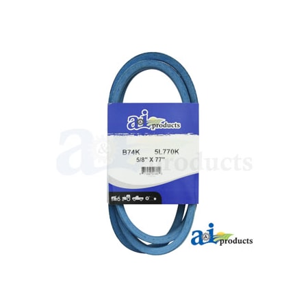 A & I Products Aramid Blue V-Belt (5/8" X 77" ) 11" x5" x1.2" A-B74K